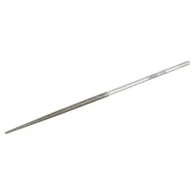 Grobet Diamond Needle File, Roughing Round File #33.973, 126 Grit, Medium Cut - 95-579-9